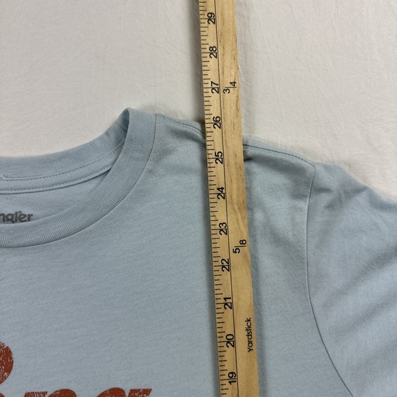 NEW WITH TAGS Wrangler Women's T-Shirt "Long Live Cowgirls" Blue Size XL - Picture 4 of 7